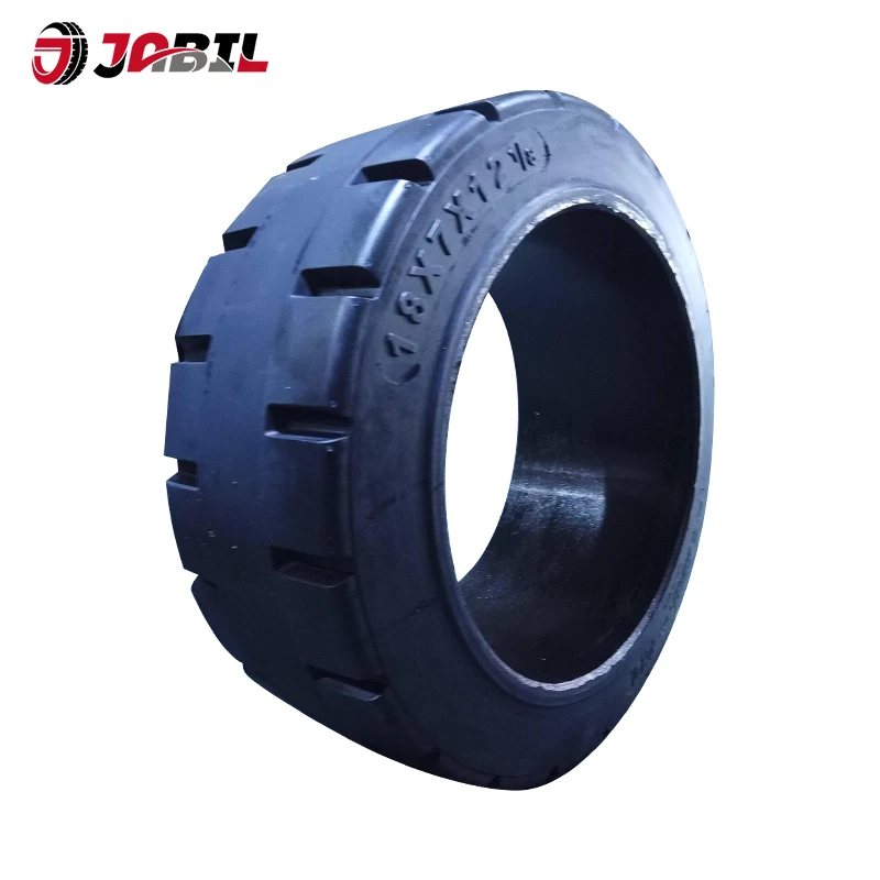 فورک لفٹ ٹائر پر دبائیں